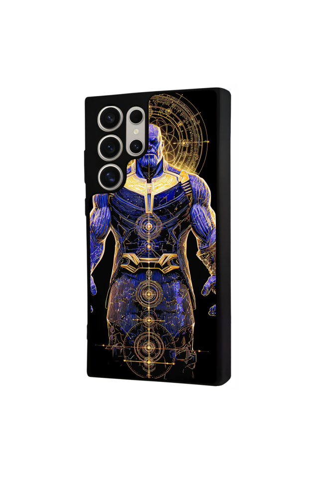 Samsung Galaxy S23 Ultra Uyumlu Thanos Tasarımlı Glossy Premium Kılıf