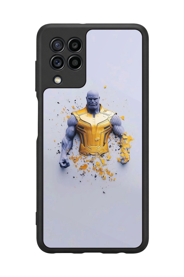 Samsung Galaxy M22 Uyumlu Thanos Tasarımlı Glossy Premium Kılıf