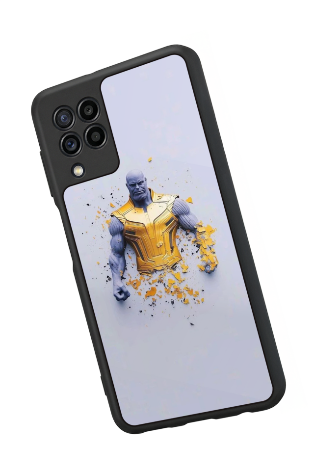 Samsung Galaxy M22 Uyumlu Thanos Tasarımlı Glossy Premium Kılıf