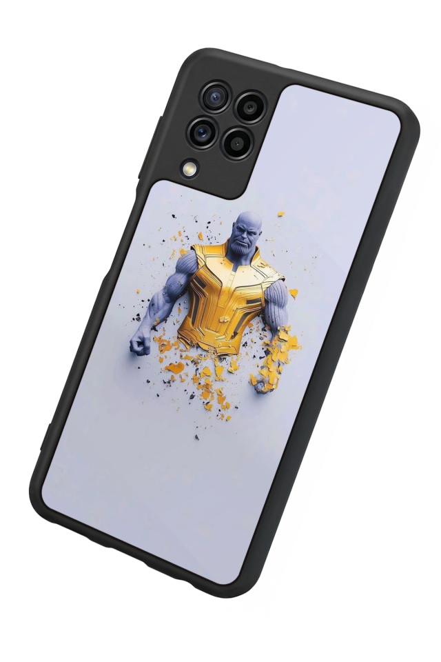 Samsung Galaxy M22 Uyumlu Thanos Tasarımlı Glossy Premium Kılıf