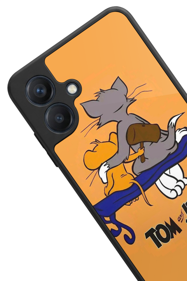 Samsung Galaxy A07 Uyumlu Tom And Jerry Tasarımlı Glossy Premium Kılıf