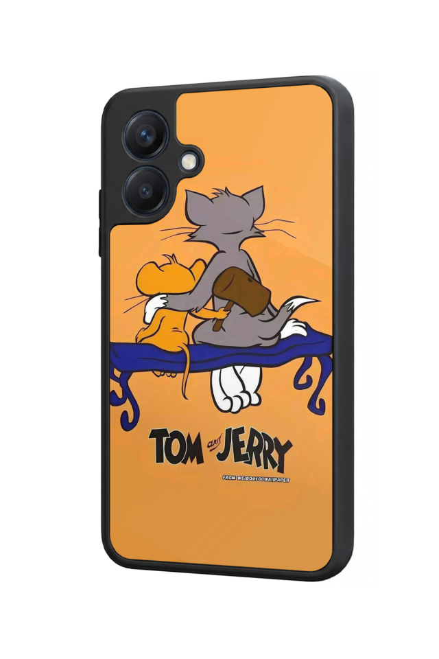 Samsung Galaxy A07 Uyumlu Tom And Jerry Tasarımlı Glossy Premium Kılıf