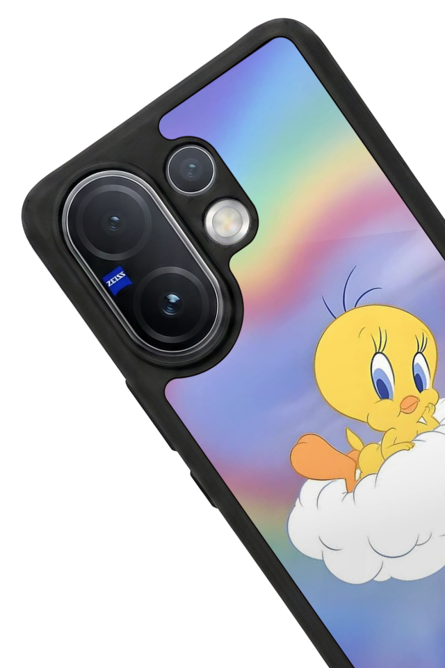 Vivo V60 Uyumlu Tweety Tasarımlı Glossy Premium Kılıf