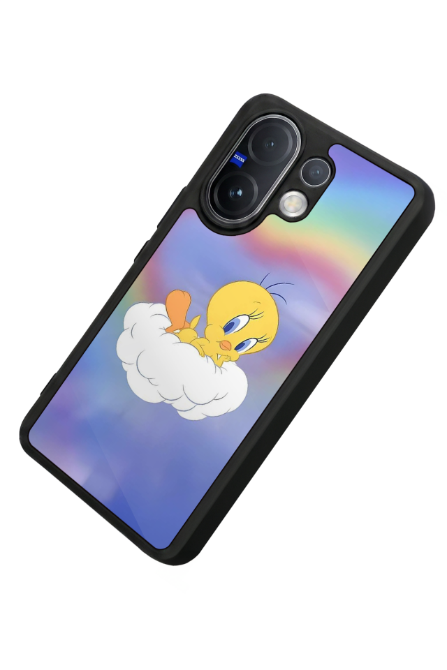 Vivo V60 Uyumlu Tweety Tasarımlı Glossy Premium Kılıf
