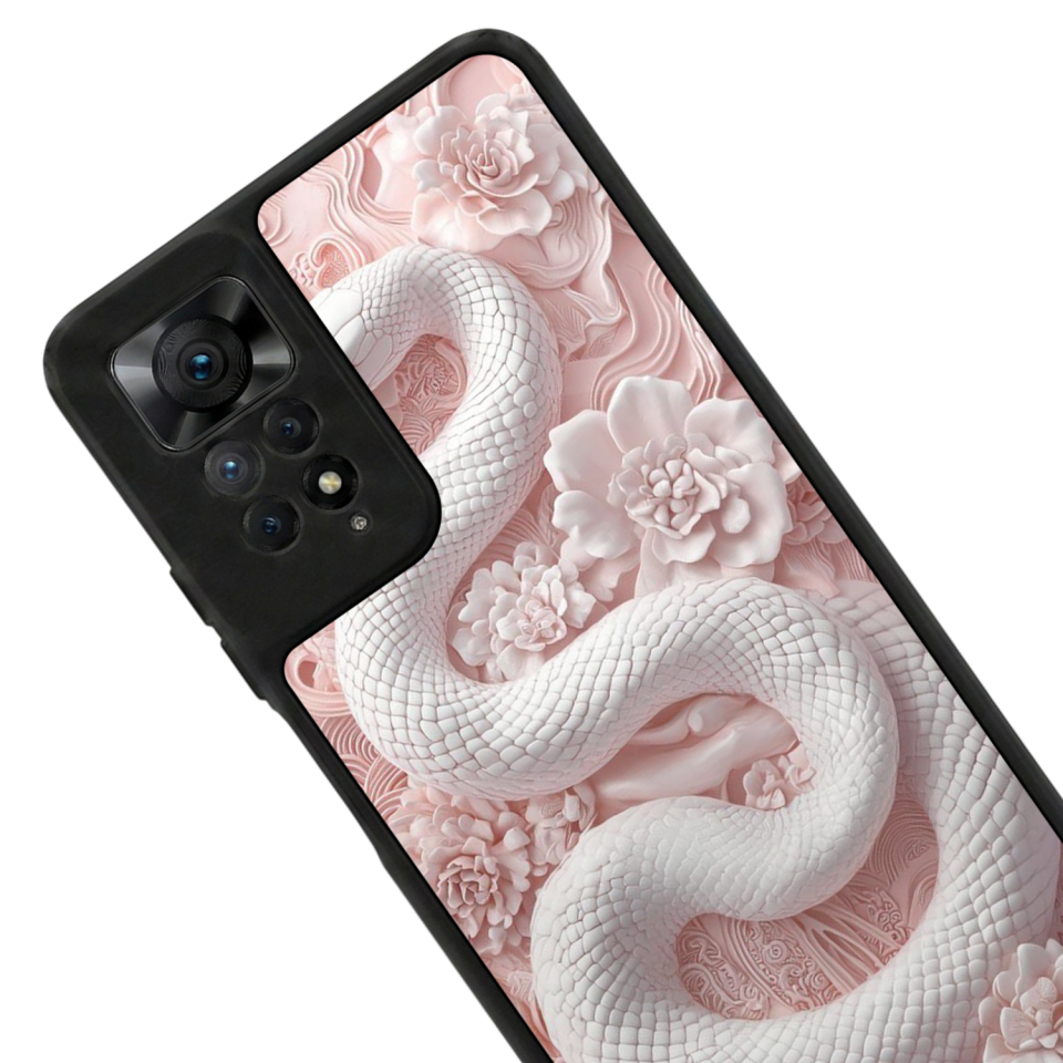 Xiaomi Redmi Note 12 Pro Uyumlu Yılan Tasarımlı Glossy Premium Kılıf