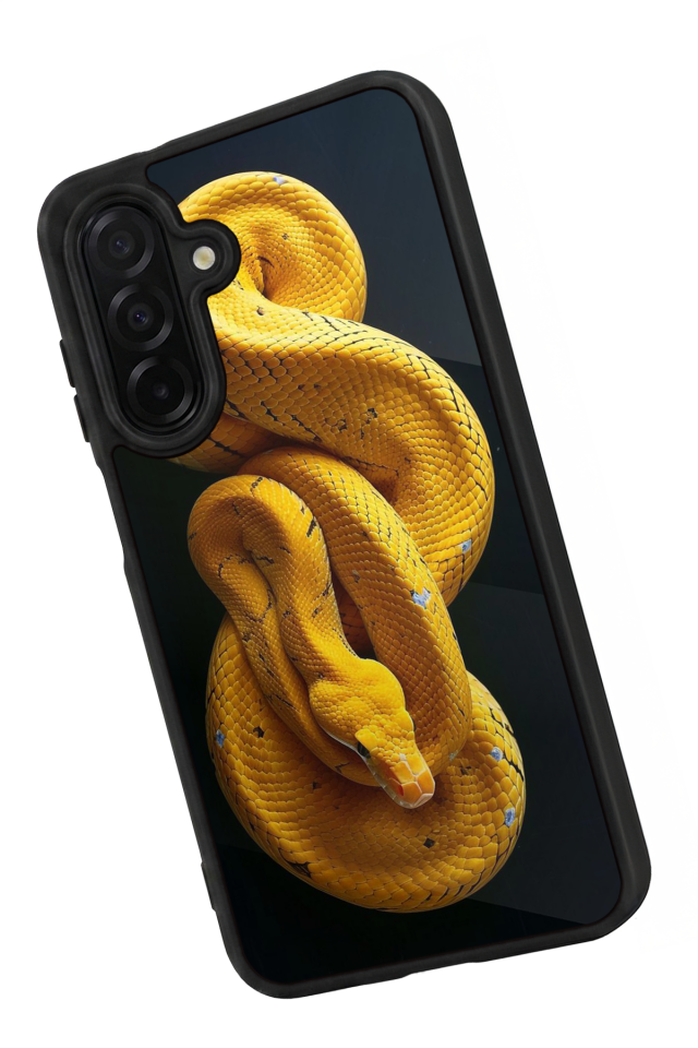 Samsung Galaxy A26 Uyumlu Yılan Tasarımlı Glossy Premium Kılıf