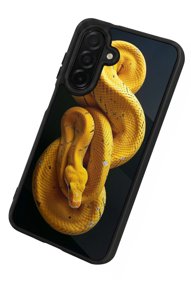 Samsung Galaxy A26 Uyumlu Yılan Tasarımlı Glossy Premium Kılıf