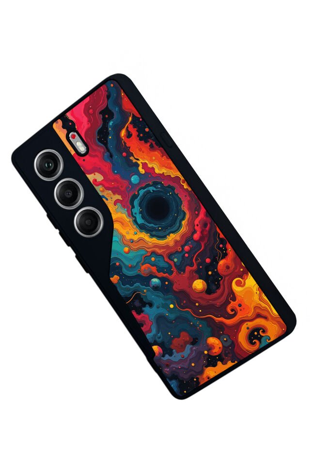 Tecno Camon 40 Uyumlu Abstract Tasarımlı Glossy Premium Kılıf