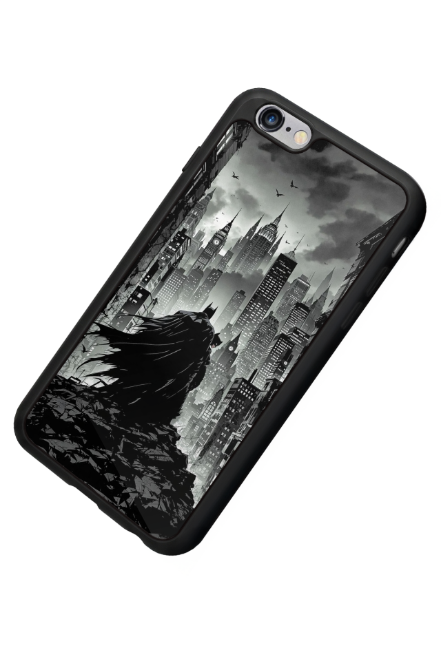 iPhone 6 Plus Uyumlu Batman Tasarımlı Glossy Premium Kılıf