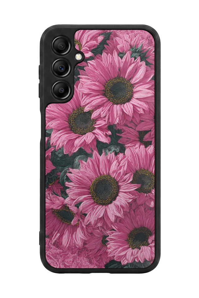 Samsung Galaxy A14 Uyumlu Cicek Tasarımlı Glossy Premium Kılıf