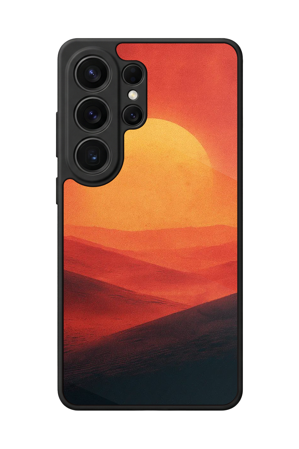 Samsung Galaxy S26 Ultra Uyumlu Güneş Tasarımlı Glossy Premium Kılıf