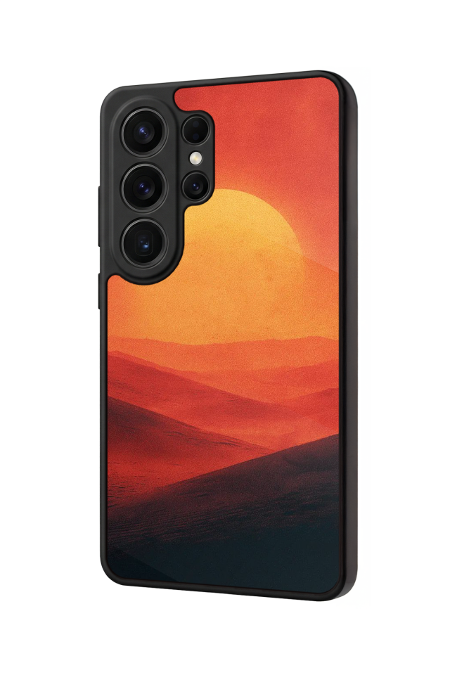 Samsung Galaxy S26 Ultra Uyumlu Güneş Tasarımlı Glossy Premium Kılıf