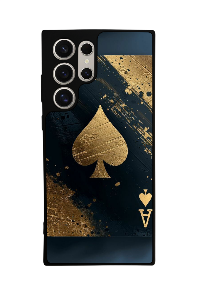 Samsung Galaxy S22 Ultra Uyumlu Kart Tasarımlı Glossy Premium Kılıf