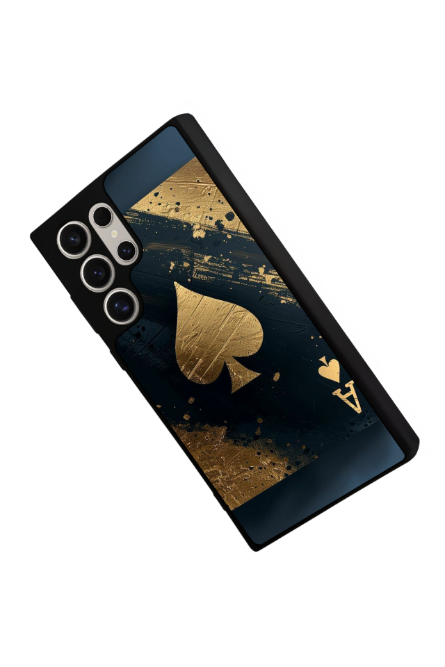 Samsung Galaxy S22 Ultra Uyumlu Kart Tasarımlı Glossy Premium Kılıf