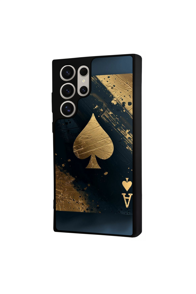 Samsung Galaxy S22 Ultra Uyumlu Kart Tasarımlı Glossy Premium Kılıf