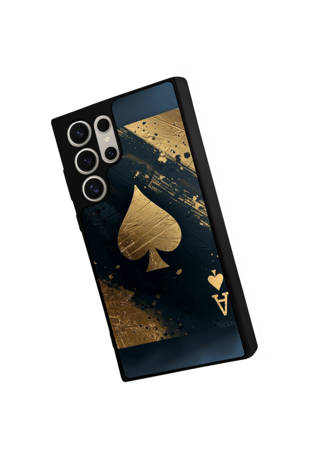 Samsung Galaxy S22 Ultra Uyumlu Kart Tasarımlı Glossy Premium Kılıf