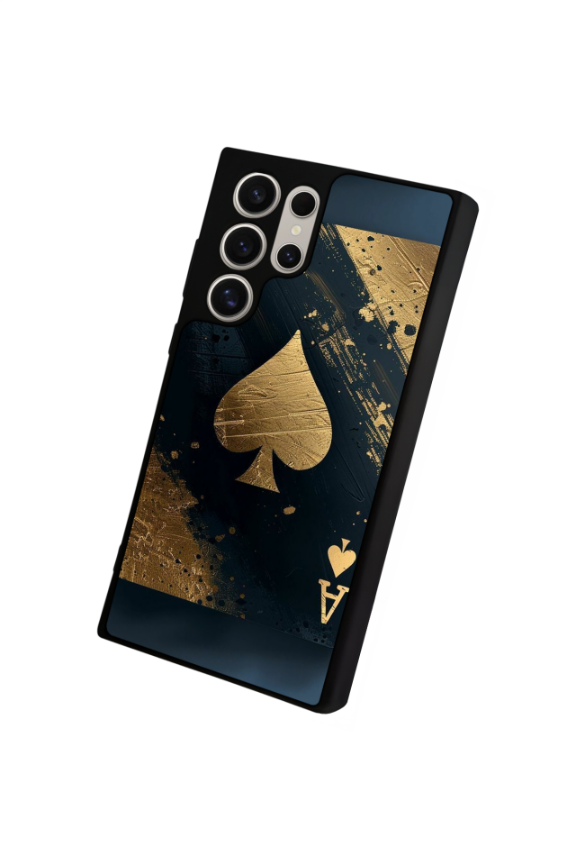 Samsung Galaxy S22 Ultra Uyumlu Kart Tasarımlı Glossy Premium Kılıf