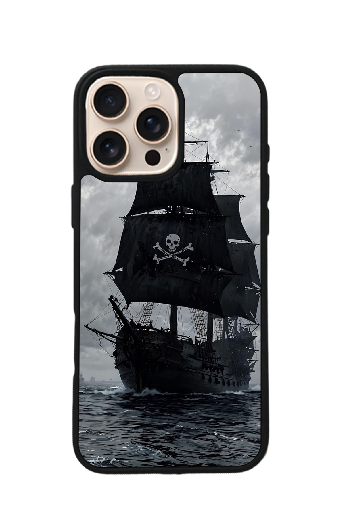 iPhone 15 Pro Uyumlu Korsan Tasarımlı Glossy Premium Kılıf