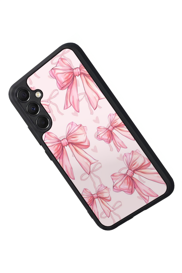 Samsung Galaxy A34 Uyumlu Kurdele Tasarımlı Glossy Premium Kılıf