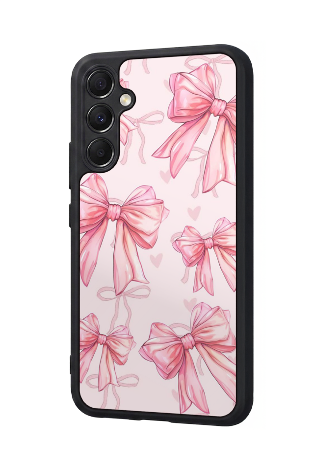 Samsung Galaxy A34 Uyumlu Kurdele Tasarımlı Glossy Premium Kılıf