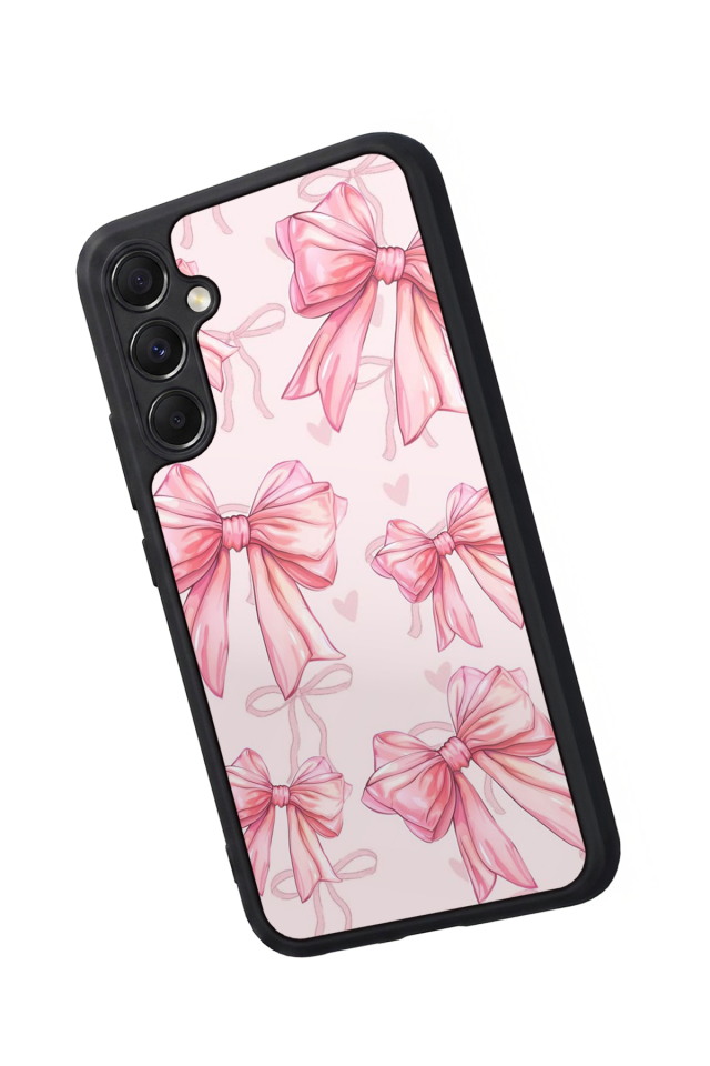 Samsung Galaxy A34 Uyumlu Kurdele Tasarımlı Glossy Premium Kılıf