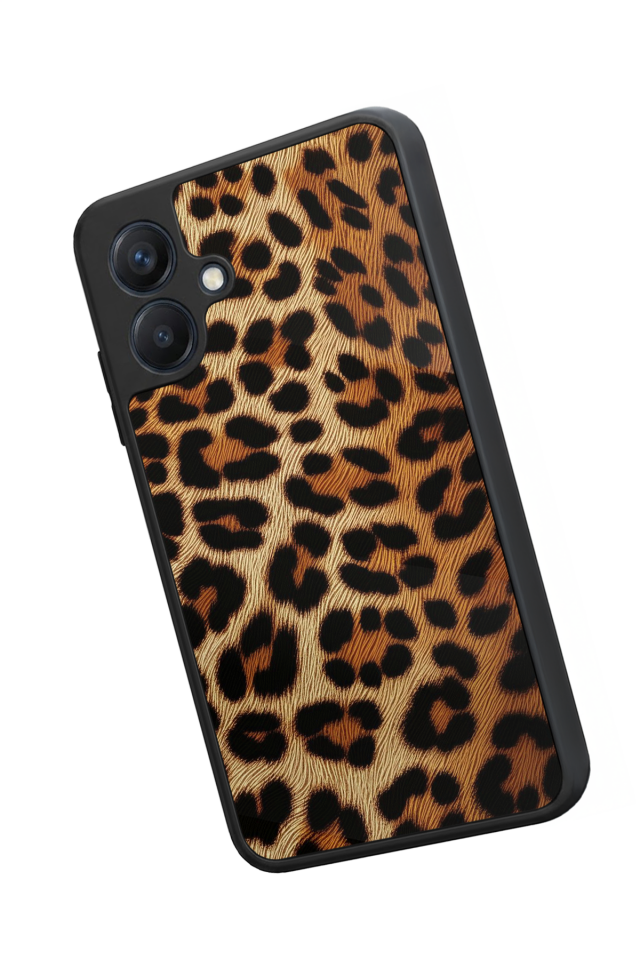 Samsung Galaxy A07 Uyumlu Leopar Tasarımlı Glossy Premium Kılıf