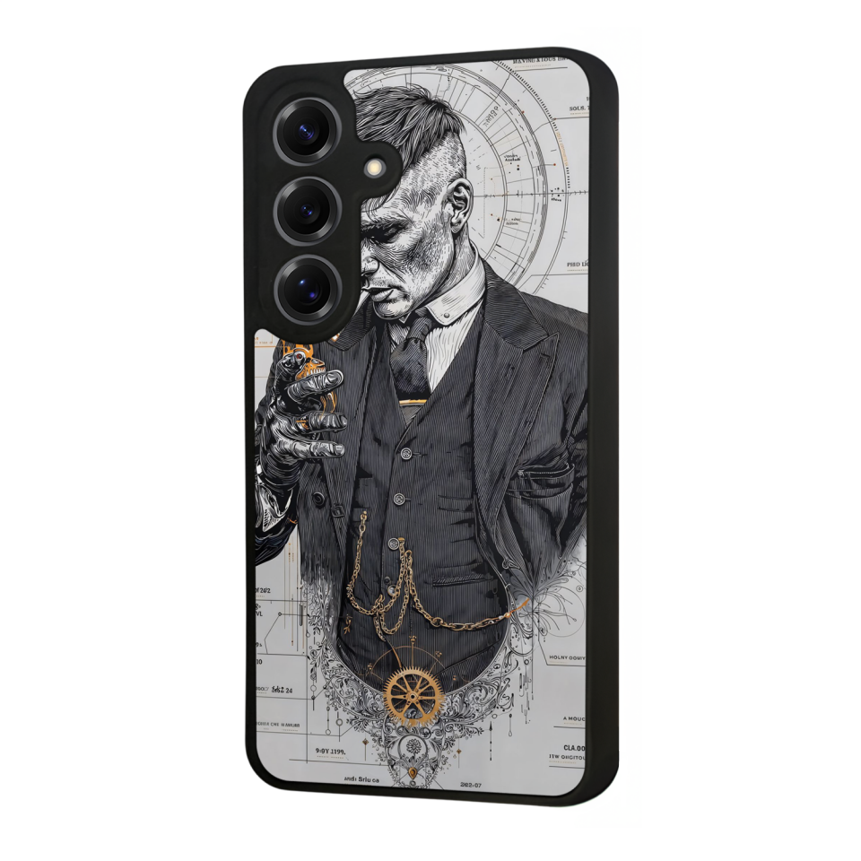 Samsung Galaxy S25 Uyumlu Peaky Blinders Tasarımlı Glossy Premium Kılıf