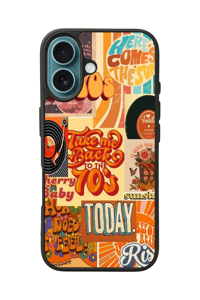 iPhone 16 Uyumlu Poster Tasarımlı Glossy Premium Kılıf