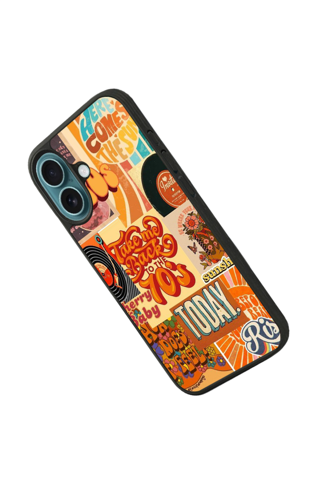 iPhone 16 Uyumlu Poster Tasarımlı Glossy Premium Kılıf