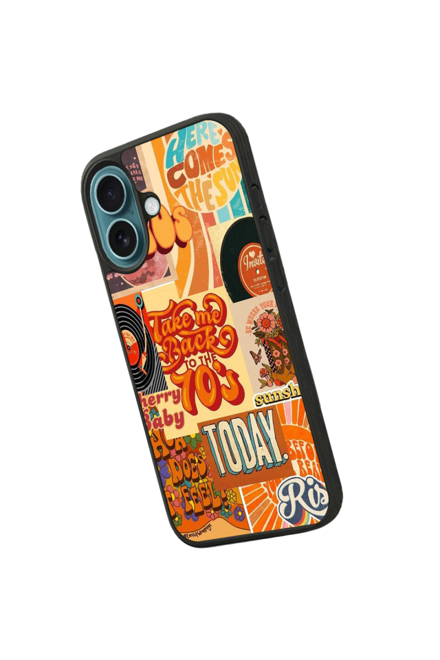 iPhone 16 Uyumlu Poster Tasarımlı Glossy Premium Kılıf