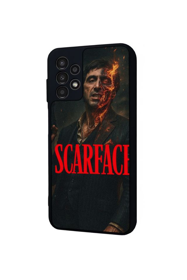 Samsung Galaxy A13 Uyumlu Scarface Tasarımlı Glossy Premium Kılıf