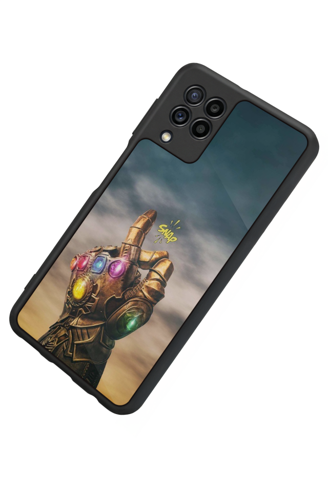 Samsung Galaxy M22 Uyumlu Thanos Tasarımlı Glossy Premium Kılıf