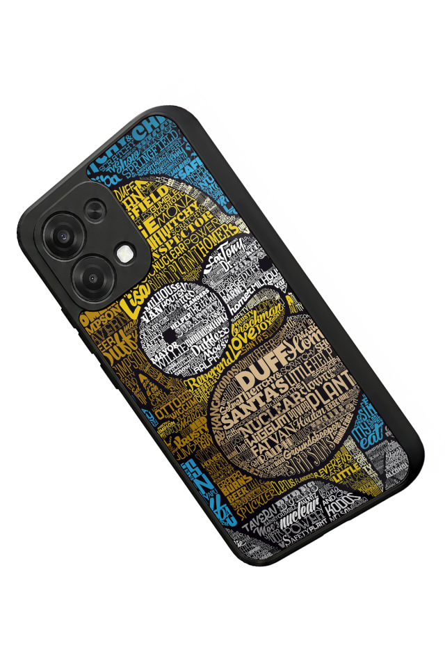 Oppo A6 Pro Uyumlu The Simpsons Tasarımlı Glossy Premium Kılıf