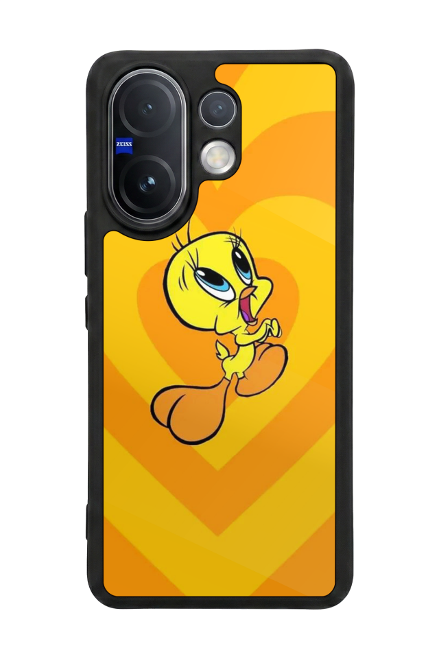 Vivo V60 Uyumlu Tweety Tasarımlı Glossy Premium Kılıf