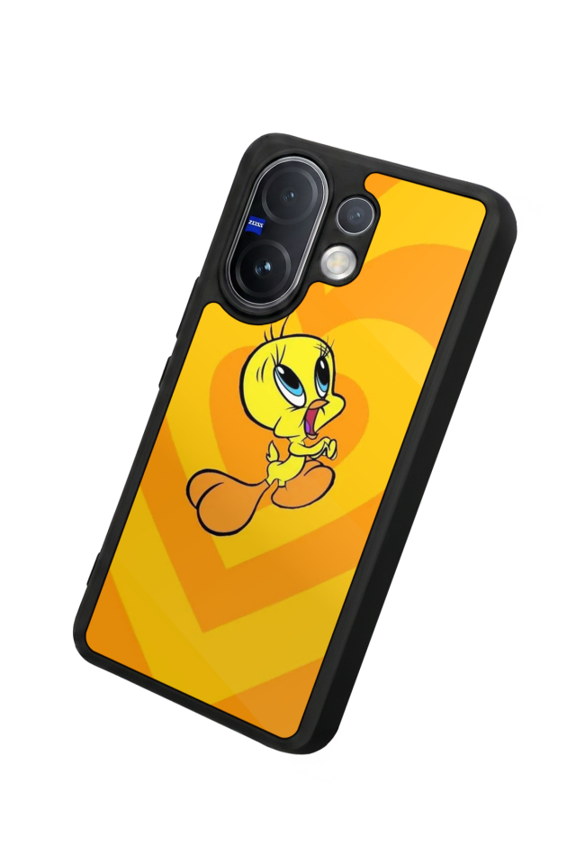 Vivo V60 Uyumlu Tweety Tasarımlı Glossy Premium Kılıf