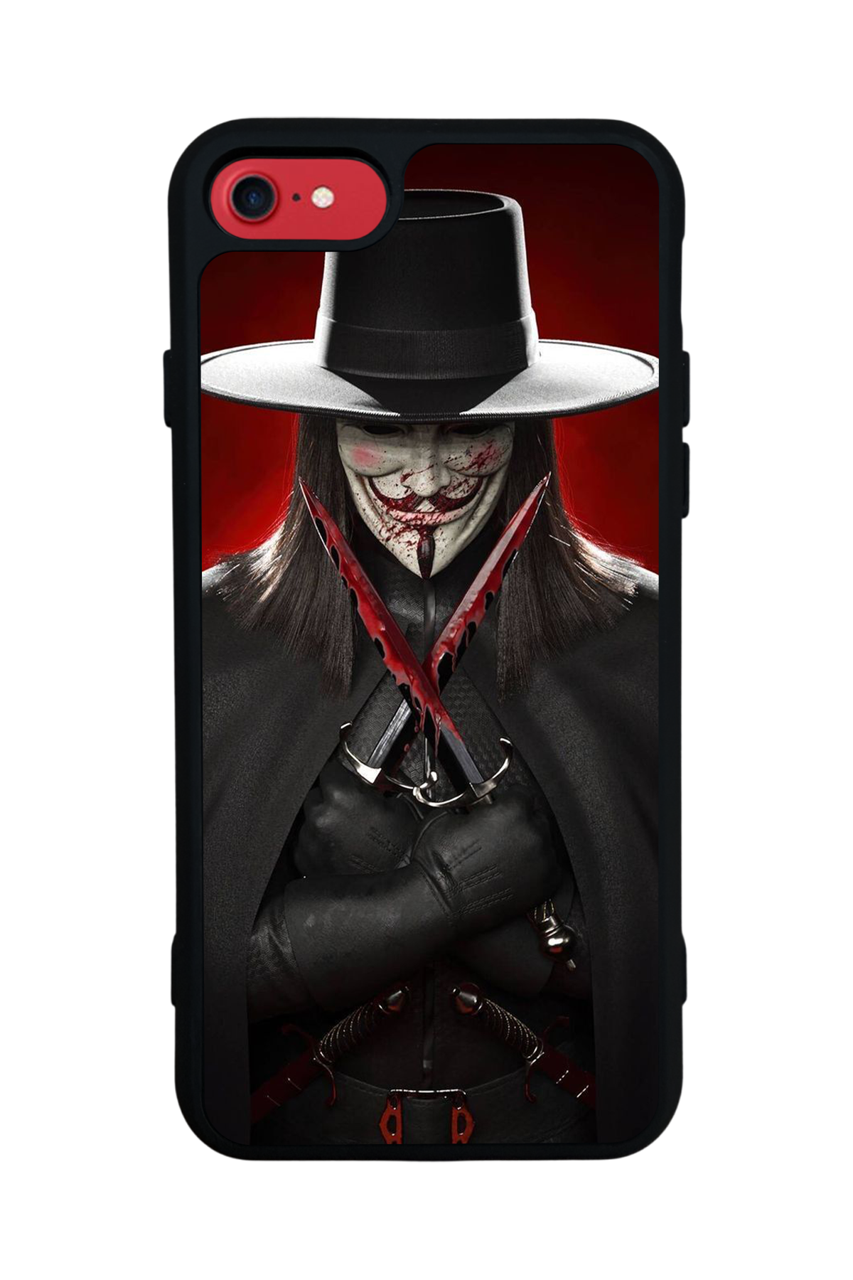 iPhone 8 Uyumlu Vendetta Tasarımlı Glossy Premium Kılıf