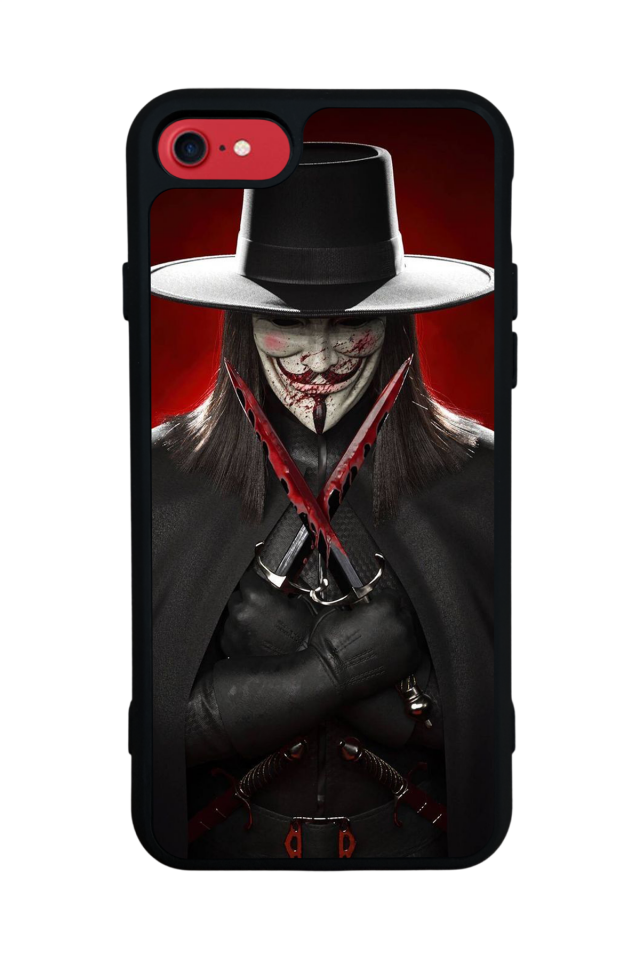 iPhone 8 Uyumlu Vendetta Tasarımlı Glossy Premium Kılıf