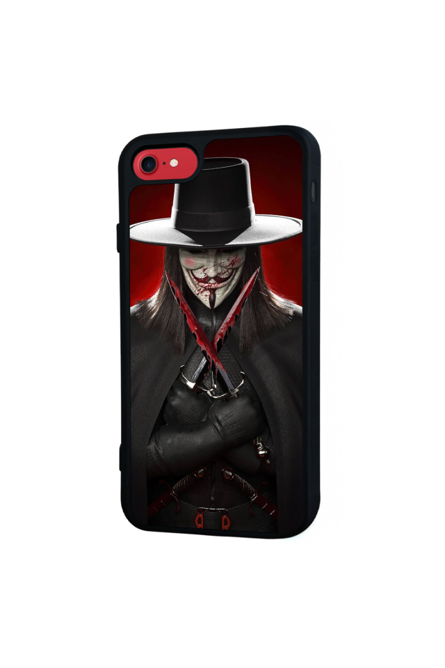 iPhone 8 Uyumlu Vendetta Tasarımlı Glossy Premium Kılıf