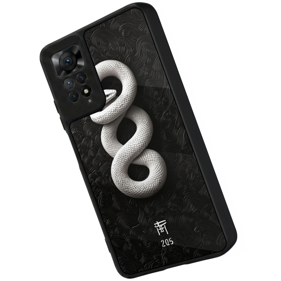 Xiaomi Redmi Note 12 Pro Uyumlu Yılan Tasarımlı Glossy Premium Kılıf