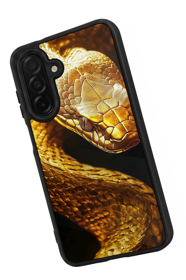 Samsung Galaxy A26 Uyumlu Yılan Tasarımlı Glossy Premium Kılıf