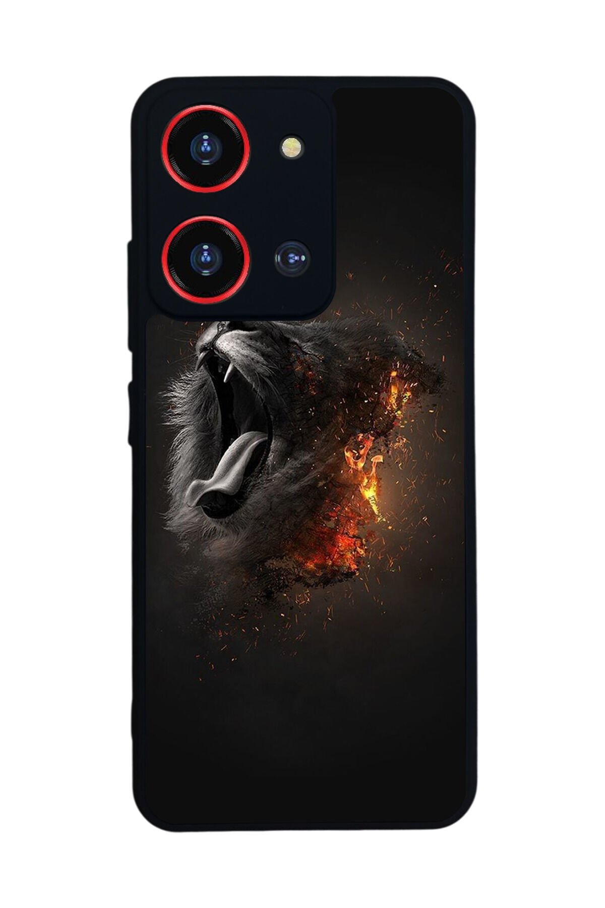 Reeder S19 Max Pro S 108MP Uyumlu Aslan Tasarımlı Glossy Premium Kılıf