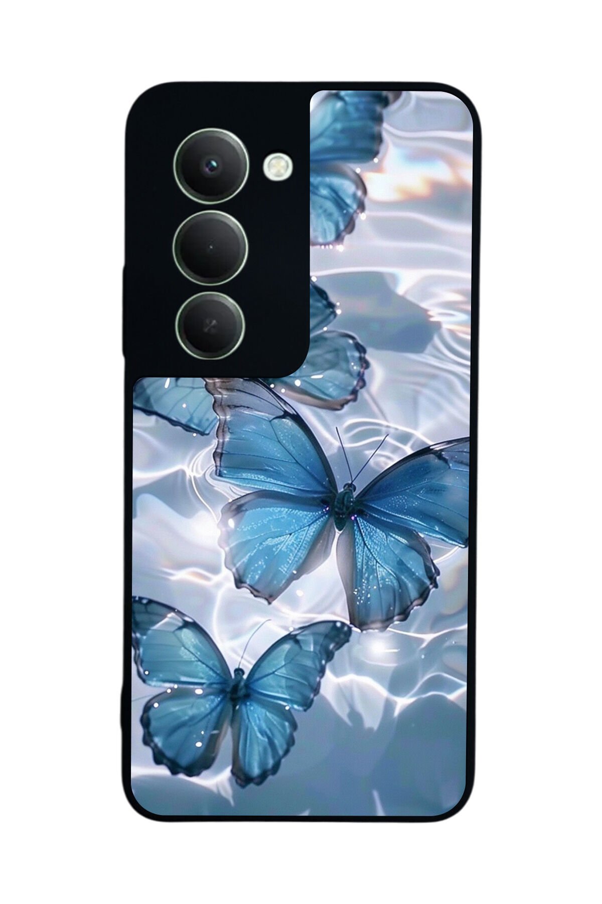 Xiaomi Redmi 15 5G Uyumlu Kelebek Tasarımlı Glossy Premium Kılıf