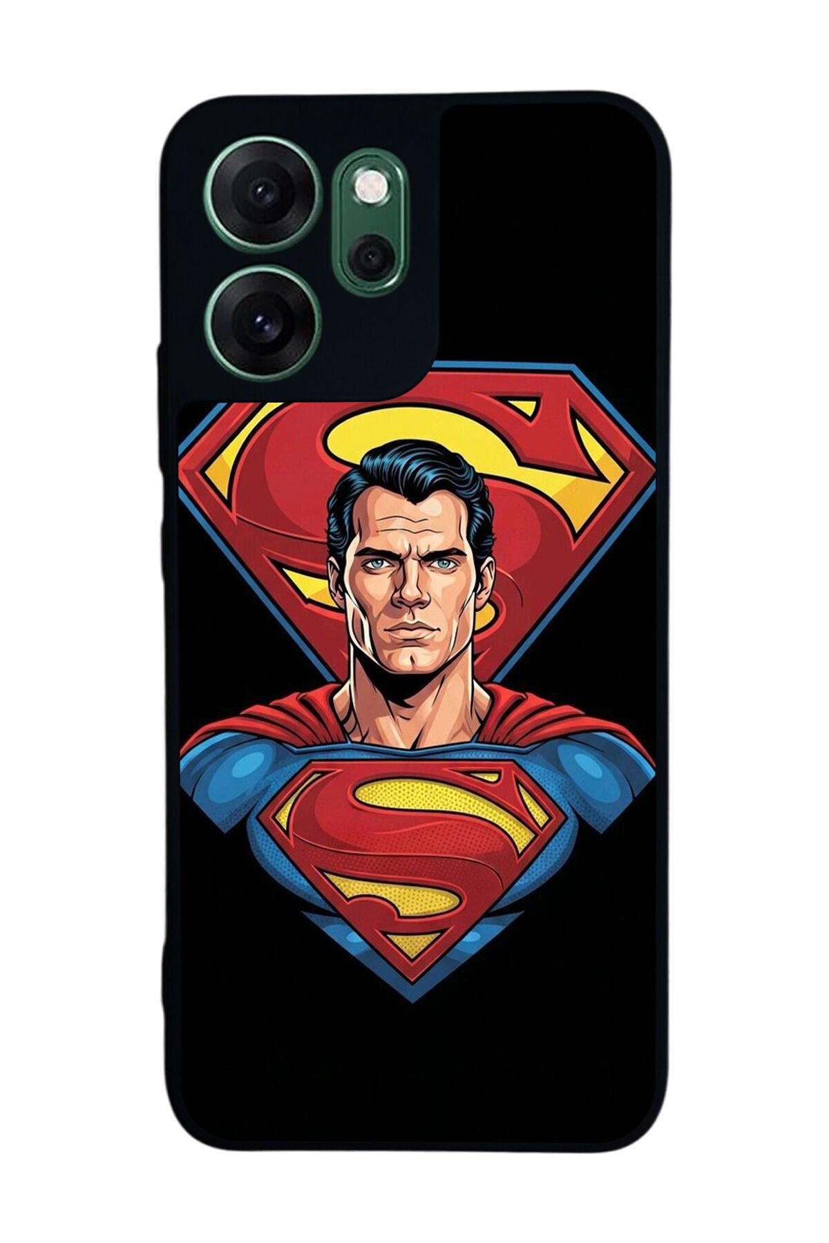 Oppo Reno 14F Uyumlu Superman Tasarımlı Glossy Premium Kılıf