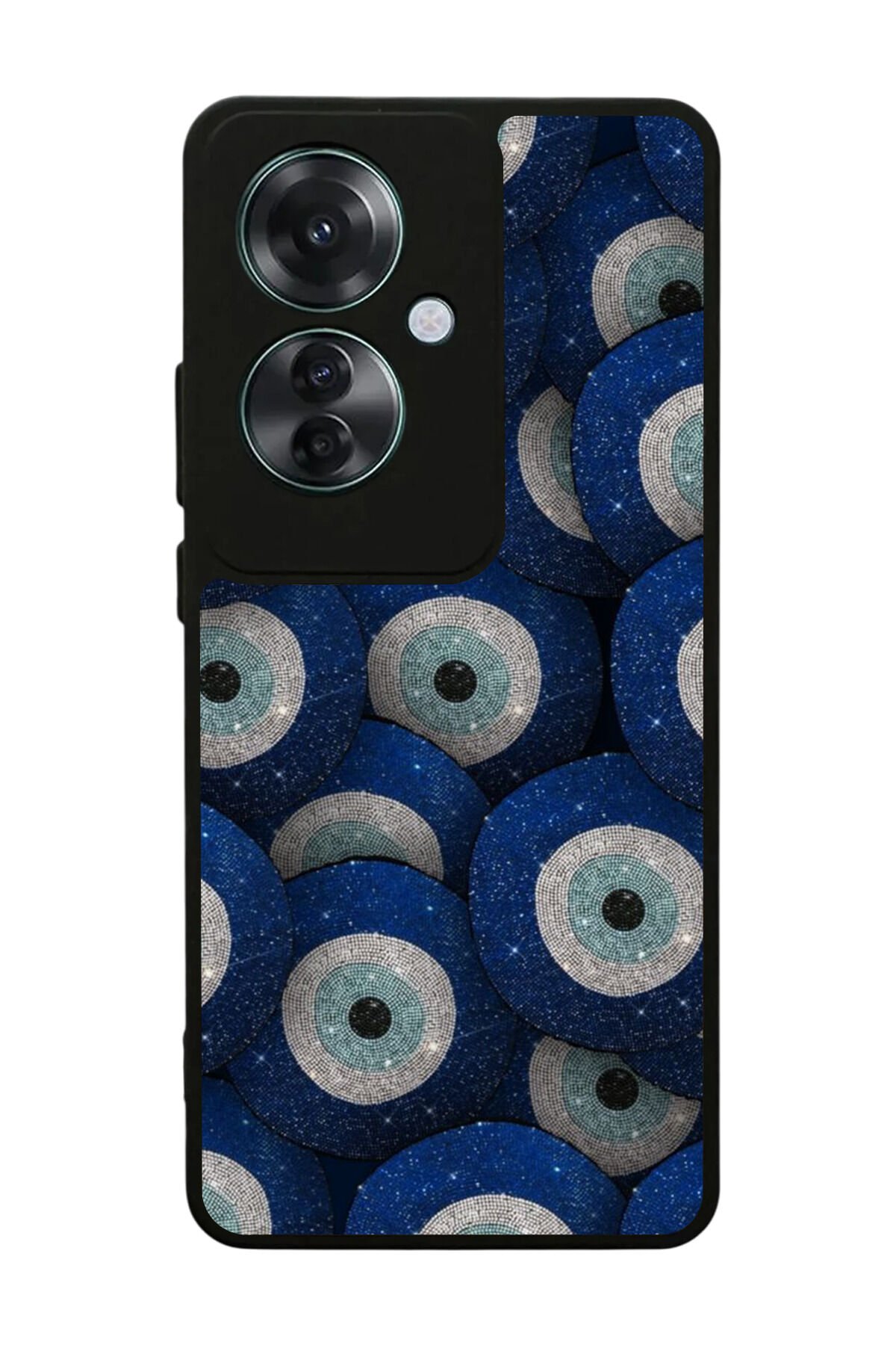Oppo Reno 11F Uyumlu Nazar Tasarımlı Glossy Premium Kılıf