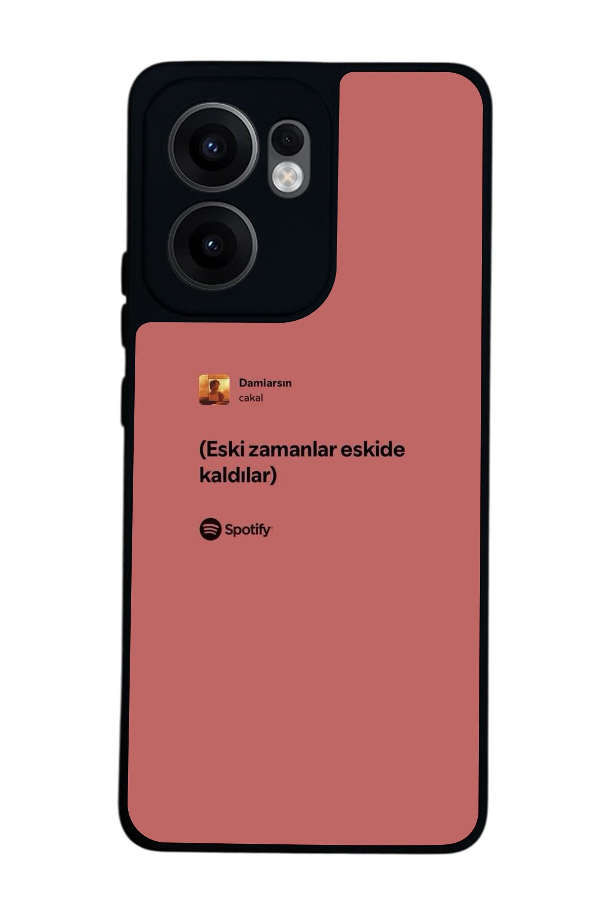 Oppo Reno 13F Uyumlu Sarki Sozleri Tasarımlı Glossy Premium Kılıf