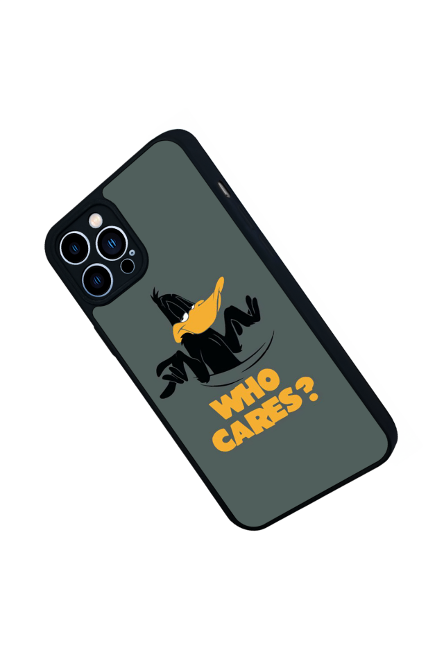 iPhone 13 Pro Max Uyumlu Daffy duck Tasarımlı Glossy Premium Kılıf