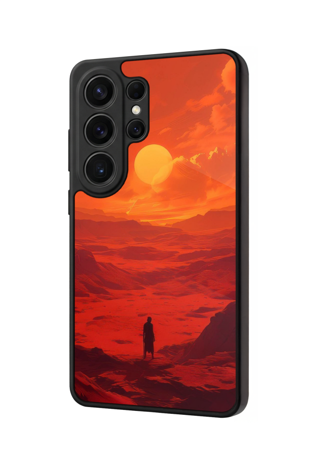 Samsung Galaxy S26 Ultra Uyumlu Güneş Tasarımlı Glossy Premium Kılıf