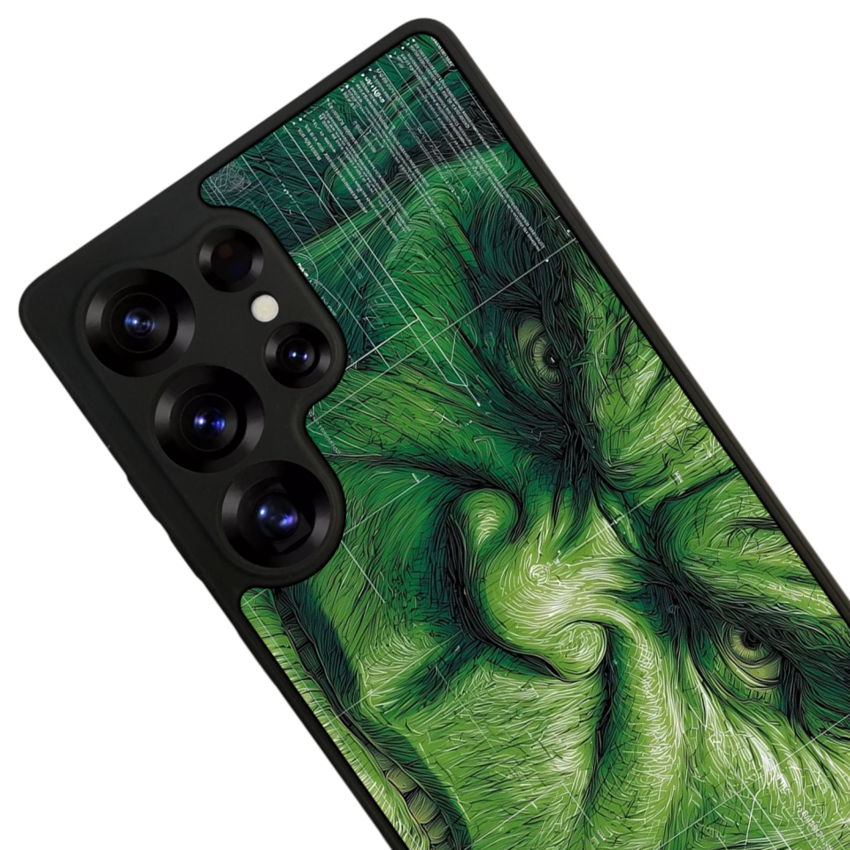 Samsung Galaxy S25 Ultra Uyumlu Hulk Tasarımlı Glossy Premium Kılıf