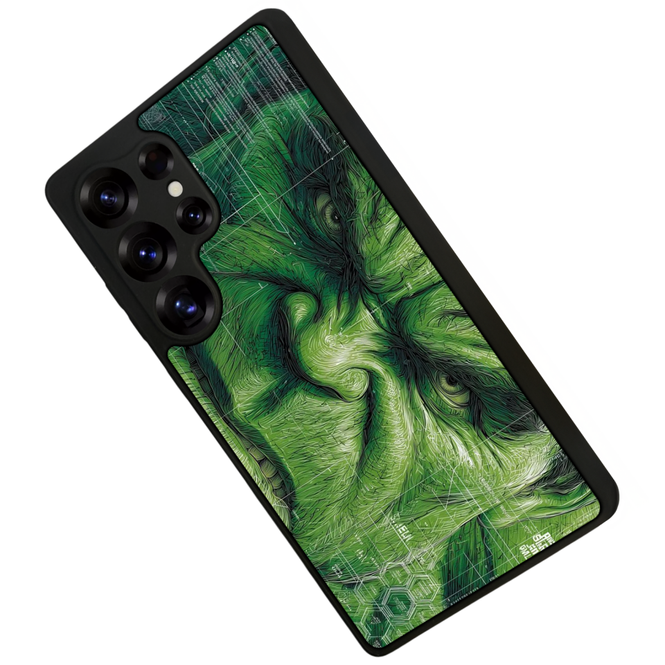 Samsung Galaxy S25 Ultra Uyumlu Hulk Tasarımlı Glossy Premium Kılıf