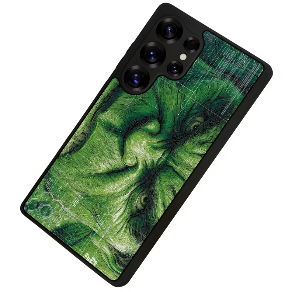Samsung Galaxy S25 Ultra Uyumlu Hulk Tasarımlı Glossy Premium Kılıf